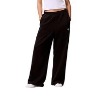 Calvin Klein Donna Pantaloni da Jogging French Terry Badge Logo in Cotone, Nero (Black), XXS