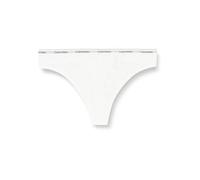 Calvin Klein Donna Perizoma High Leg Thong con Pizzo, Bianco (White), XL