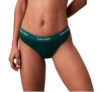 Calvin Klein Donna Perizoma Thong Elasticizzato, Blu (Turf), S