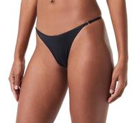 Calvin Klein Donna Perizoma Thong Intimo, Nero (Black), M