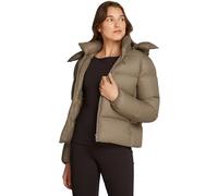 Calvin Klein Donna Piumino Down Short Puffer con Cappuccio, Beige (Brindle), 3XL