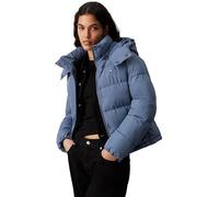 Calvin Klein - Piumino Corto con Cappuccio - - Jackets - Donna - Blu - L