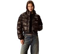 Calvin Klein Donna Piumino Shine Corto, Nero (Black), XL