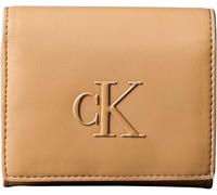 Calvin Klein Donna Portafoglio Bold Medium Bifold Piccolo, Marrone (Tannin), Taglia Unica