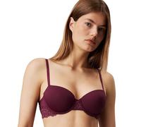 Calvin Klein Donna Reggiseno a Balconcino Lightly Lined Elasticizzato, Rosso (Mauve Wine), 0A