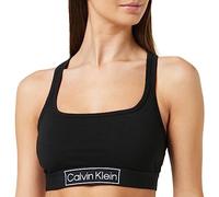 Calvin Klein Donna Reggiseno a Bralette Elasticizzato, Nero (Black), S