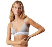 Calvin Klein Donna Reggiseno a Bralette Triangle Imbottitura Estraibile, Grigio (Grey Heather), M