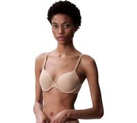 Calvin Klein Donna Reggiseno a Mezza Coppa Full Coverage Spalline Regolabili, Beige (Cedar), 2D