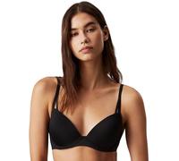 Calvin Klein Donna Reggiseno a Mezza Coppa Lift Elasticizzato, Nero (Black), 1F