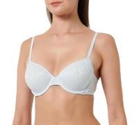 Calvin Klein Donna Reggiseno a Mezza Coppa Lightly Lined Elasticizzato, Blu (Plein Air), 4C