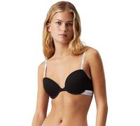 Calvin Klein Donna Reggiseno a Mezza Coppa Lightly Lined Elasticizzato, Nero (Black), 2E