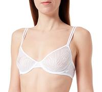 Calvin Klein Donna Reggiseno a Mezza Coppa Unlined Elasticizzato, Bianco (White), 5B