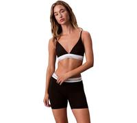 Calvin Klein Donna Reggiseno a Triangolo Unlined con Fascia con Logo, Nero (Black), XL