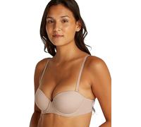 Calvin Klein Donna Reggiseno Push-up Spalline Rimovibili, Beige (Cedar), 4C