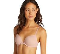 Calvin Klein Donna Reggiseno Scollato con Push-up, Beige (Cedar), 3D