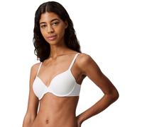 Calvin Klein Donna Reggiseno Scollato Lightly Lined Regolabile, Bianco (White), 3A