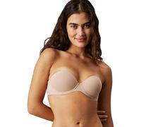 Calvin Klein Donna Reggiseno senza Spalline Strapless Push Up Elasticizzato, Beige (Sand Dune), 3A