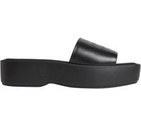 Calvin Klein Flatf Sndl Lth Mg HW0HW03026 Sandali piatti, NERO (Triple Black), 38