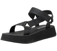 Calvin Klein Donna Sandali Webbing Sandal Estivi, Nero (Triple Black), 36