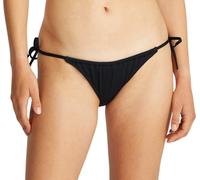 Calvin Klein Donna Slip Bikini Allacciatura Laterale String Side Tie con Etichetta con Logo, Nero (Pvh Black), XS