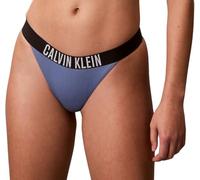 Calvin Klein Donna Slip Bikini Brazilian a Costine, Blu (Blue Tulip), L