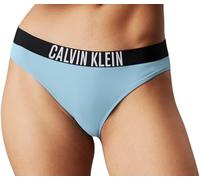 Calvin Klein Donna Slip Bikini con Fascia con Logo, Blu (Skim Blue), XL