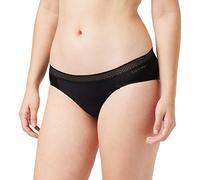 Calvin Klein Slip Bikini Modellanti Donna Elasticizzati, Nero (Black), L