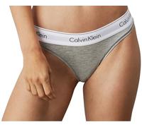 Calvin Klein Slip Brasiliana Cotone Elasticizzato Grigio Taglia L
