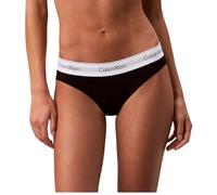 Calvin Klein Donna Slip Taglio Bikini con Fascia con Logo, Nero (Black), XL