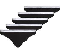 Calvin Klein Donna Slip Taglio Bikini Confezione da 5 Low-Rise Intimo, Multicolore (Black/Black/Black/Black/Black), M