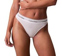 Calvin Klein Donna Slip Taglio Bikini High Leg con Fascia con Logo, Bianco (White), M