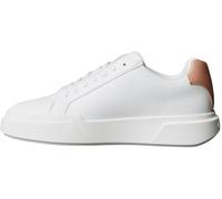 Calvin Klein Donna Sneakers con Suola Preformata Chunky Laceup in Pelle, Multicolore (Bright White/Tuscany/Chateau), 41