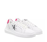 Calvin Klein - Calvin Klein White Leather Women Sneaker - - Shoes - Donna - Bianco - 40 EU