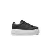 Calvin Klein Jeans Bold Platf Low Oh MG Lth Yw0yw01589, Scarpe da Ginnastica Donna, Nero Black Bright White, 40 EU