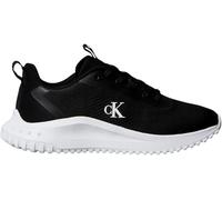 Calvin Klein Donna Sneakers Running Eva Drawstring Mix Profilo Basso, Nero (Black/Bright White), 37