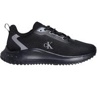 Calvin Klein Donna Sneakers Running Eva Mix Logo in Mesh, Nero (Black/Mockingbird), 37