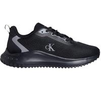 Calvin Klein Donna Sneakers Running Eva Mix Logo in Mesh, Nero (Black/Mockingbird), 37