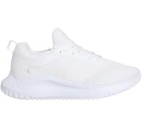 Calvin Klein Donna Sneakers Running Eva Sock Tech Mix con Logo, Bianco (Triple Bright White), 38