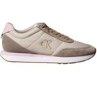 Calvin Klein Donna Sneakers Running Retro Lace Up Profilo Basso, Multicolore (Chateau/Taupe/Fragrant Lilac), 38