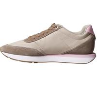 Calvin Klein Donna Sneakers Running Retro Lace Up Profilo Basso, Multicolore (Chateau/Taupe/Fragrant Lilac), 37