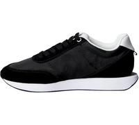 Calvin Klein Donna Sneakers Running Retro Lace Up Profilo Basso, Nero (Black/Bright White), 37