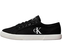 Calvin Klein Donna Sneakers Vulcanizzate Essential Profilo Basso, Nero (Black/Bright White), 40 EU