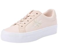 Calvin Klein Donna Sneakers Vulcanizzate Flatform Low Scarpe, Rosa (Whisper Pink/White), 40