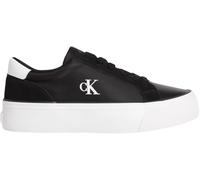 Calvin Klein Vulc Flatform MG Nylon Mix Yw0yw01896, Basso Top Donna, Black (Black/Bright White), 38 EU