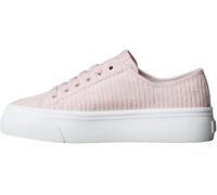 Calvin Klein Donna Sneakers Vulcanizzate Lace Up Corduroy con Plateau, Rosa (Hushed Pink), 40