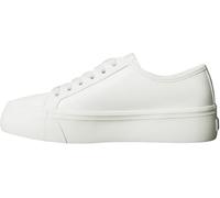 Calvin Klein Donna Sneakers Vulcanizzate Lace Up Profilo Basso, Bianco (Lily White), 35