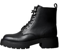 Calvin Klein Donna Stivali Mezza Gamba Chunky Lace Up con Zip, Nero (Ck Black), 36