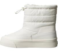 Calvin Klein Donna Stivali Mezza Gamba Snowboot Nylon Mix con Plateau, Bianco (Lily White), 37