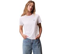 Calvin Klein Donna T-Shirt Maniche Corte Archive Jersey Tee con Scollo Rotondo, Bianco (Brilliant White), S