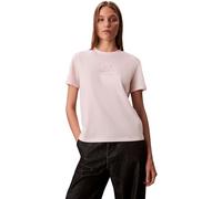 Calvin Klein Donna T-Shirt Maniche Corte Classic Tee Scollo Rotondo, Rosa (Tender Blush), L